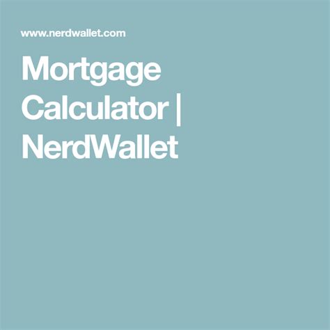 DTI is the amount of money you owe relative to your income. . Loan calculator nerdwallet